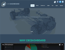 Tablet Screenshot of cbcdashboard.com